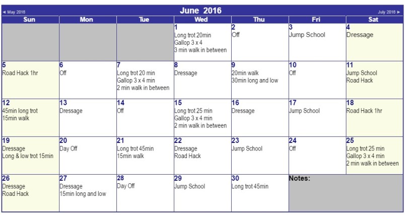 ConditioningSchedule